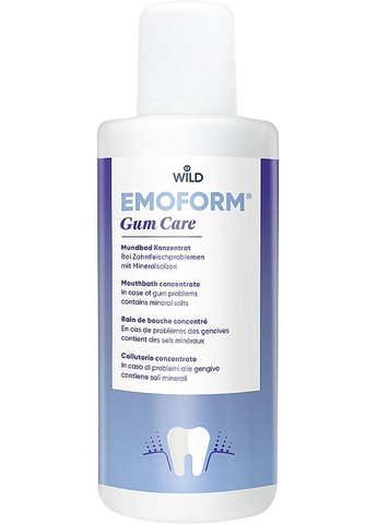 Ополіскувач для порожнини рота з мінеральними солями, концентрат Emoform Mouthbath Concentrate 500ml (924105-136186) Dr.Wild (368630243)