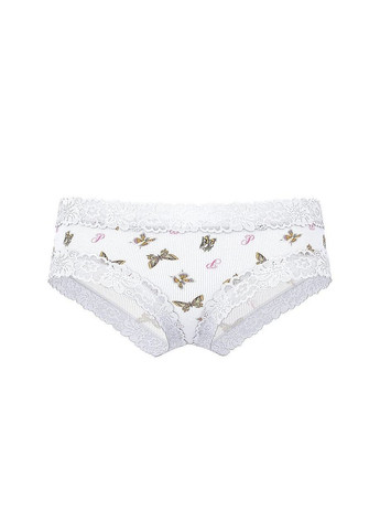Женские трусики Wink Lace-Trim Cheeky XS белые Victoria's Secret (356449312)