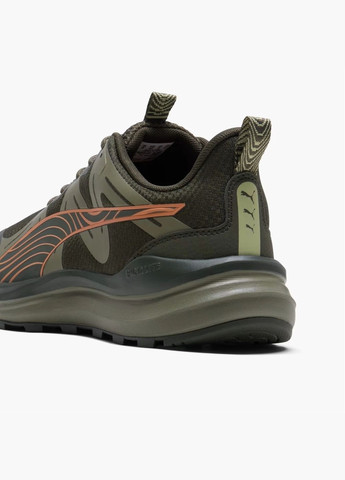 Оливковые всесезонные кроссовки унисекс reflect lite trail ptx running shoes olive 310095-04 Puma