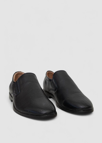 Темно-синие туфли мужские с перфорацией, 243rc1851 KangFu