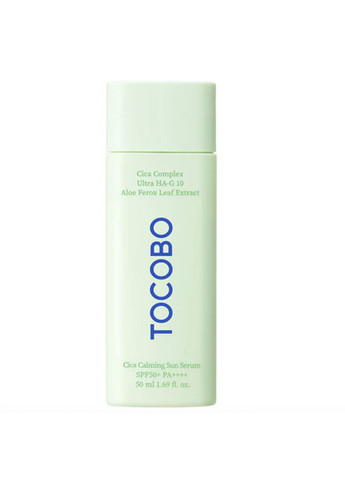 TOCOBO Заспокійлива сонцезахисна сироватка з центелою Cica Calming Sun Serum SPF50+ PA++++ 50 ml — Крем, Південна Корея (358499726)