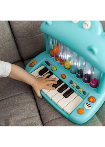 Пианино Бегемотик, звук, свет LB1650Z Battat (367583476)