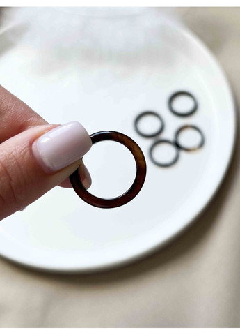 Тонкое черное кольцо 5221 (Размер 16,5) LeBijou (367580377)