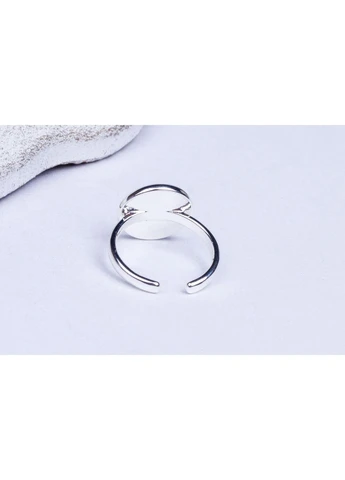 Кольцо женское без камней бижутерия под белое золото Fashion Jewelry (400421359)