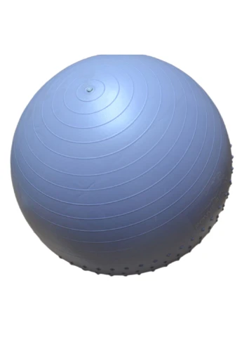 М'яч для фітнесу (фітбол) напівмасажний 4003 Ø75 cm Gymball Sky Blue + помпа PowerPlay (397877808)