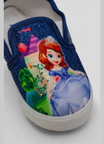 Синие слипоны детские для девочек,, 244r60661 Ambra