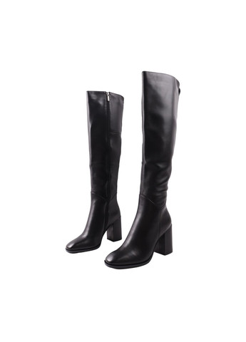 сапоги женские черные натуральная кожа VIDORCCI