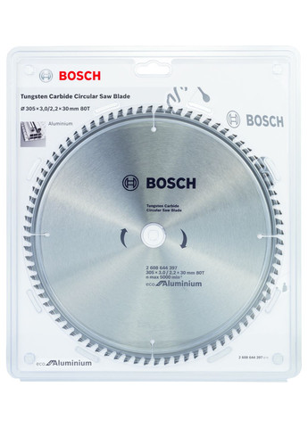 Пильный диск Eco for Aluminium (305x30x3 мм, 80 зубьев) по алюминию (23451) Bosch (267819119)