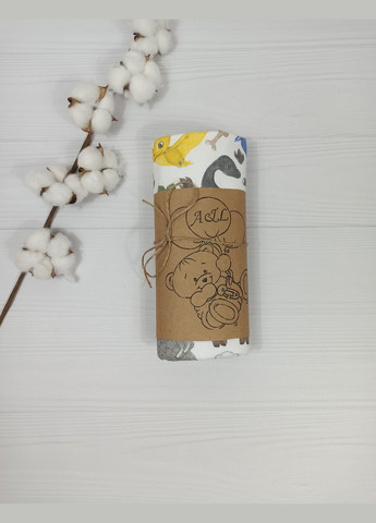 Пелюшка дитяча непромокаюча a.l.babybox Діно Різнокольоровий No Brand (315488024)