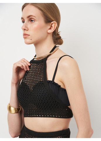 Чорний літній комплект (спідниця,топ) Boohoo