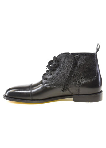 Черные осенние демисезонные черевики без хутра Massimo Cortese