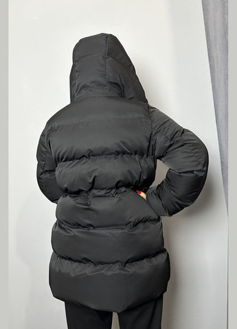 Черная демисезонная женская куртка в стиле кэжуал черная mktrg3510 Modna KAZKA