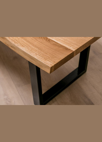 Кавовий стіл із живими краями L Дубовий журнальний столик EcoWalnut (294613523)