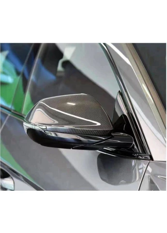 Кришки дзеркал (Сухий карбон) V1 для Ауді Ку8 2018+ рр Audi (392721391)