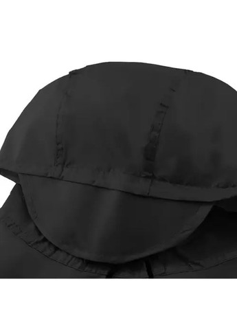 Дощовик плащ пончо з капюшоном чохлом футляром захист від дощу для дітей дорослих 130х115 см (476849-Prob) Чорний Unbranded (291984586)