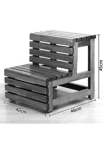 Скамейка-ступенька из дерева Ланита капучино (ССТ-013109) No Brand (327847465)