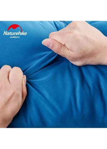 Подушка самонадувная 46х27х9,5 см губка полиэстер светло-голубая No Brand Sponge automatic NH17A001-L (400574444)