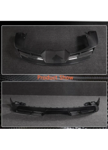 Дифузор заднього бампера (2021-2026, Карбон) для Model S 2012- рр Tesla (392727481)