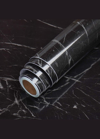Фольга для захисту поверхонь від бруду, дрібних подряпин, потертостей, 5м, Чорний мрамор Art (290888995)