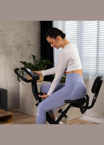 Велотренажер HS-3030X Apeks X-Bike сірий Hop-Sport (301538852)