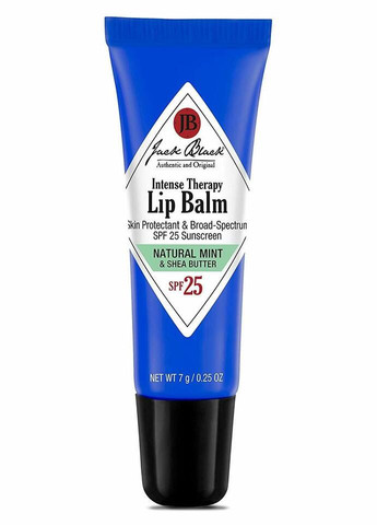 Мужской бальзам для губ Intense Therapy Lip Balm SPF 25 с маслом ши и мятой (9 гр) Jack Black (280898711)