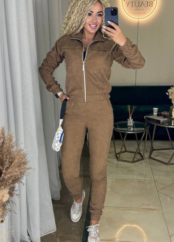 Вельветовый костюм: брюки и кофта на молнии Allthings (303321051)