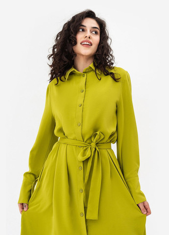 Зеленое кэжуал платье mae Garne однотонное