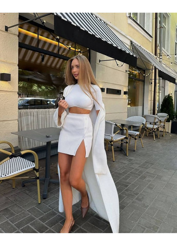 Подовжений кардиган оверсайз з поясом No Brand Р1540-741 (361030812)