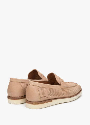 Бежевые лоферы, цвет бежевый Estro