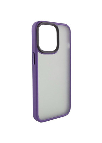 Чохол Metal Buttons TPU+PC для Apple iPhone 15 Plus (6.7") Темно-фіолетовий Epik (372499567)