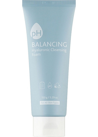 Пінка для обличчя Ph Balancing Hyaluronic Cleansing Foam, 150 г Prreti (283295732)