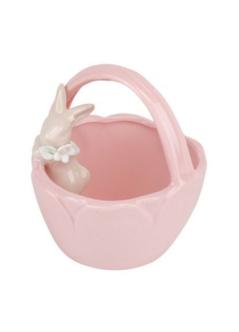 Кошик Весняний настрій рожевий 11,5 см (5009-023) ELISEY (322765681)