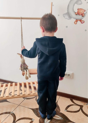 Чорний зимній дитячий костюм для хлопчика No Brand