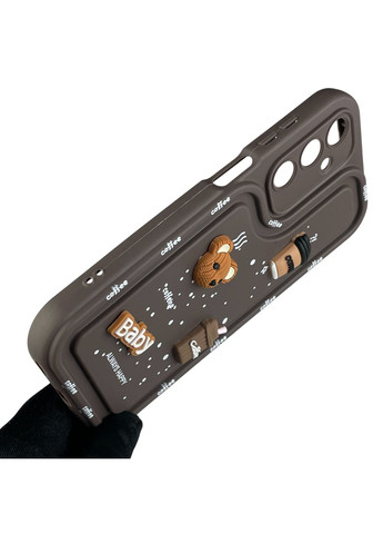 Чехол для Galaxy A25 5G (SM-A256B) с 3д рисунком детский женский объёмный на самсунг A25 5г коричневый Samsung (366232824)