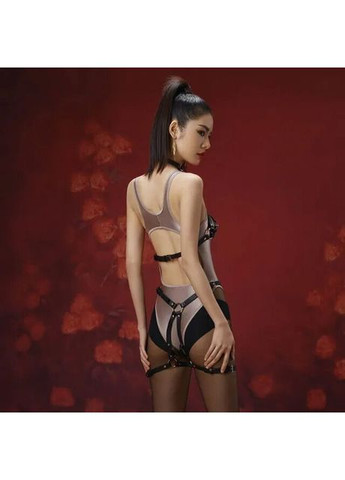 Сбруя со страпоном SEVANDA Queen Sheba Set with Golden Dildo Lockink (367268611)