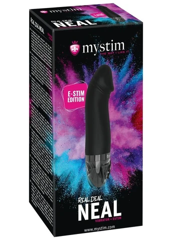 Вибратор точки G с электростимуляцией Real Deal Neal eStim, Mystim (383069080)