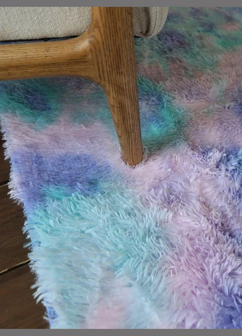 Коврик трава меховая ворсистая 90х180 Разноциетный (П4К-am-kulum-002) No Brand (323161139)