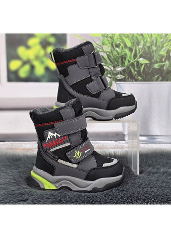 Серые повседневные зимние зимние детские ботинки Tom.M