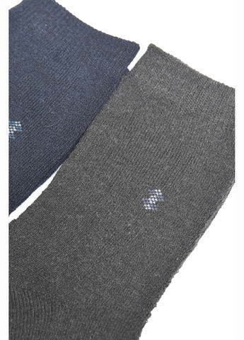 Комбіновані набір шкарпеток чоловічих махрових 2 штуки Let's Shop однотонні (304251766)