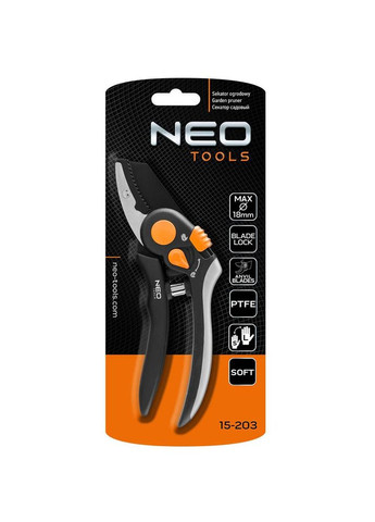 Секатор 18мм, 200мм, 240г (15-203) Neo Tools (322937757)