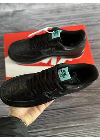 Чорні Осінні кросівки чоловічі nike air force 1 07 low gs space jam найк аір форс 1 преміум No Brand