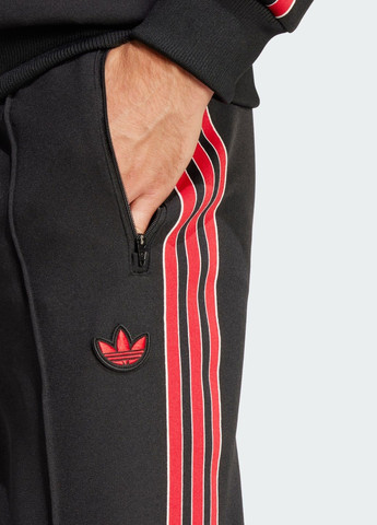 Черные спортивные демисезонные брюки adidas