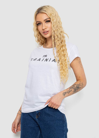 Футболка жіноча з патріотичним принтом Ager 244R2213 - (325220583)