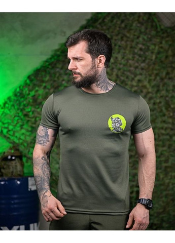 Тактична чоловіча футболка Солдат олива No Brand (354308093)