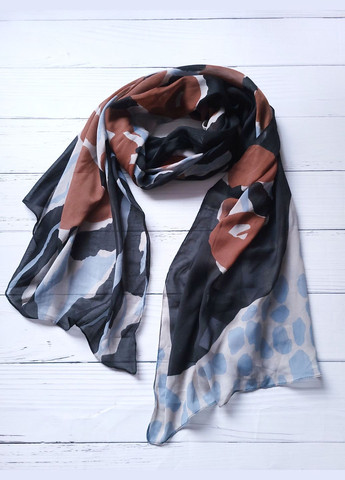 Шарф-палантин жіночий весна-осінь в абстрактний принт 188х72 см Gina Laura (309161057)