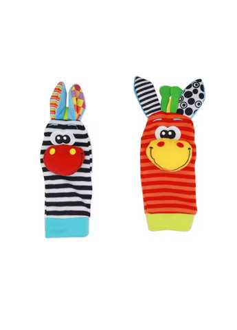 Развивающий набор погремушек носки и браслеты для младенцев, 0+ No Brand (346268631)