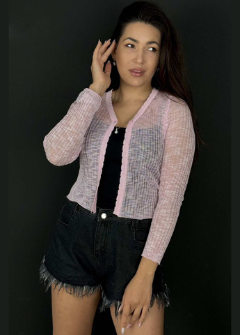 Розовый демисезонный кофта женская розового цвета пуловер Let's Shop