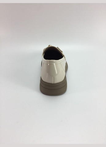 Iva Жіночі туфлі лофери бежевий з натуральна шкіра, україна — всесезон (316259025)