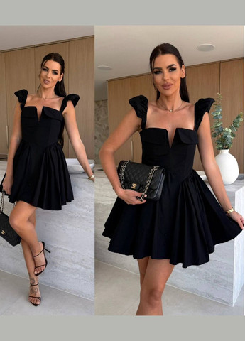 Черное повседневный, коктейльное, вечернее, кэжуал женское платье из джинса Asi.Store.ua