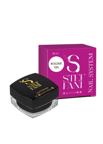 Гель для наращивания ногтей камуфлирующий Builder Gel 30 мл, 04 Персиковый Steffani (363554841)